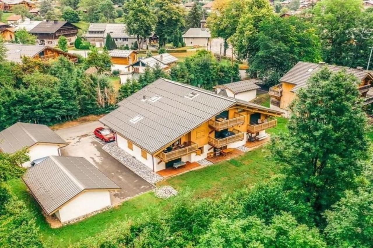 Modern 3 Bed Penthouse Apartment, Balcony & Garage, Close To Village & Ski Bus Samoëns Exteriér fotografie